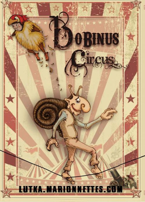 Affiche bobinus circus cie lutka marionnettes