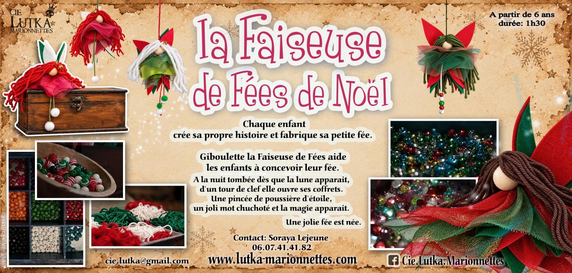 La faiseuse de fees de noel plaquette